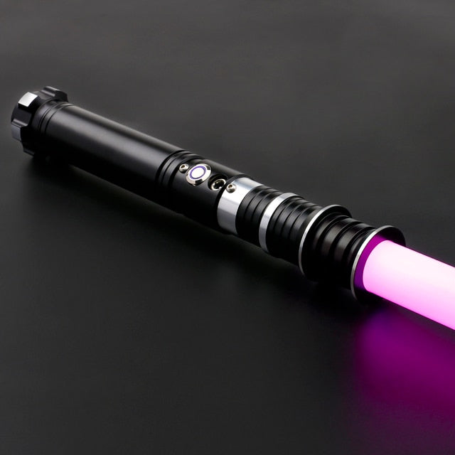 Lightsaber Neo Pixel Heavy Dueling RGB Metal Hilt Smooth Swing Blaster