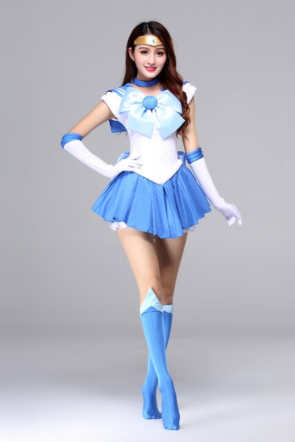 Sailor Moon Crystal Dress Outfits Costume Adults & Kids