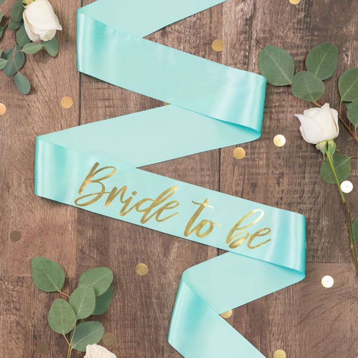 Bride To Be Gold Foil Sash | Lots of colors!