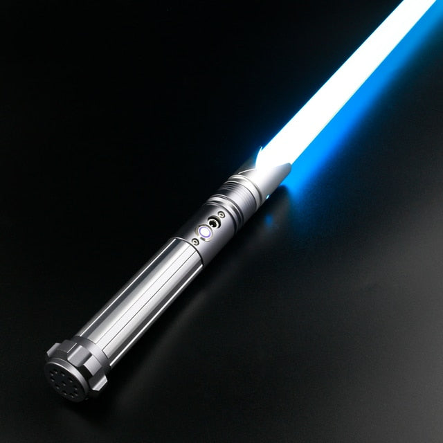 Lightsaber Neo Pixel Heavy Dueling RGB Metal Hilt Smooth Swing Blaster