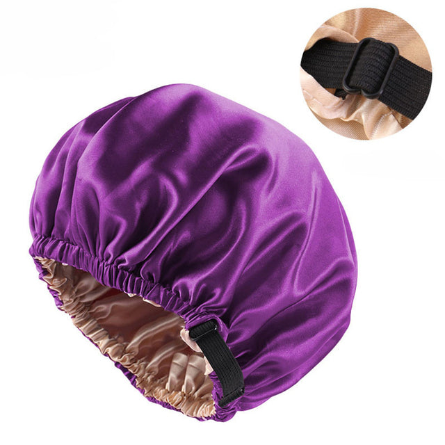 Reversible Satin Hair Caps