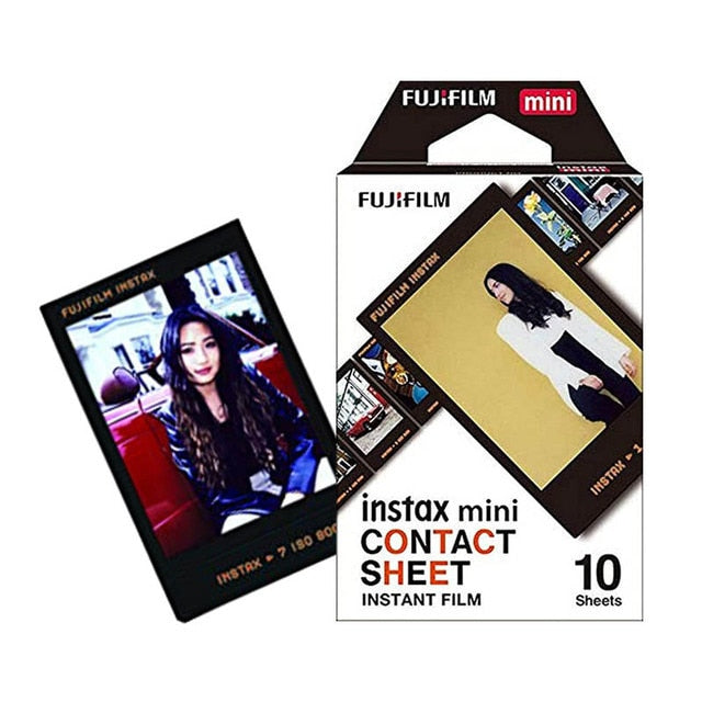 10 - 200 Sheets Fujifilm Instax Mini Film White Edge Mini 11 Mini 9 8 7s 70