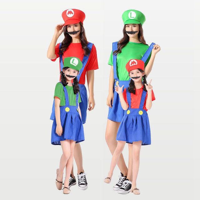 Super Plumber Brothers Costume Adult & Kids