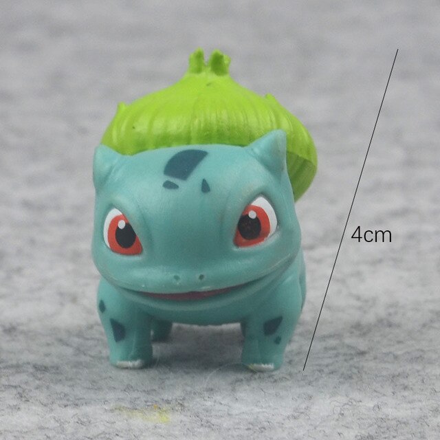 Pokemon Pikachu Bulbasaur Charmander Mew Eevee Leafeon Squirtle Venusaur Mini Dolls