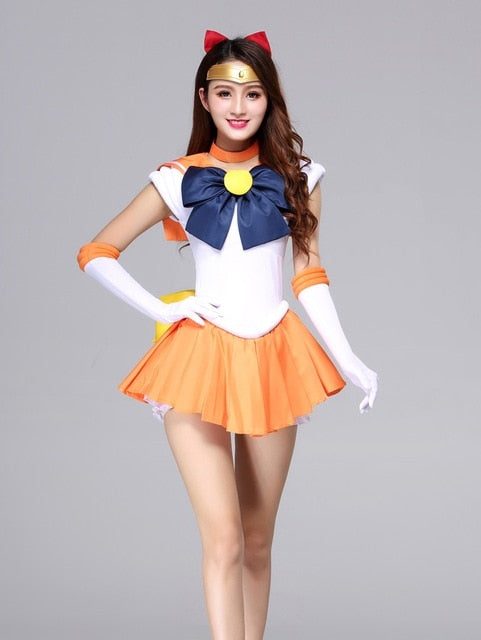 Sailor Moon Crystal Dress Outfits Costume Adults & Kids