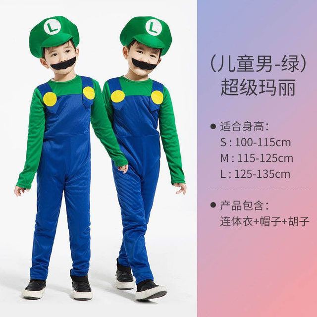 Super Plumber Brothers Costume Adult & Kids