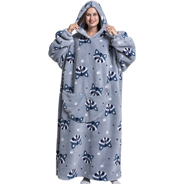 Oversized Wearable  TV Blankets