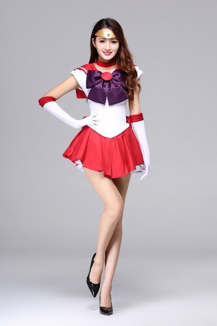 Sailor Moon Crystal Dress Outfits Costume Adults & Kids