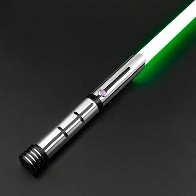 Lightsaber Neo Pixel Heavy Dueling RGB Metal Hilt Smooth Swing Blaster