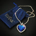 Titanic Heart of Ocean Necklace + Velvet Bag