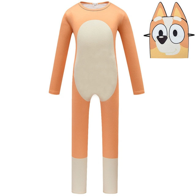 Bluey Costume, 3-12yrs