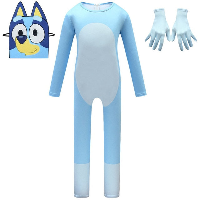 Bluey Costume, 3-12yrs