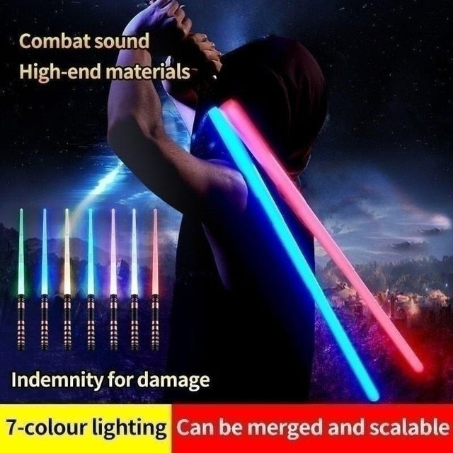 RGB Lightsaber, 2 In 1, 7-color