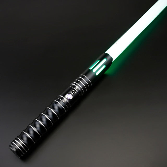 Lightsaber Neo Pixel Heavy Dueling RGB Metal Hilt Smooth Swing Blaster