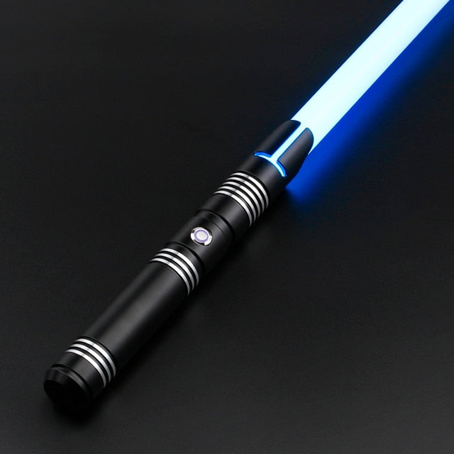 Lightsaber Neo Pixel Heavy Dueling RGB Metal Hilt Smooth Swing Blaster