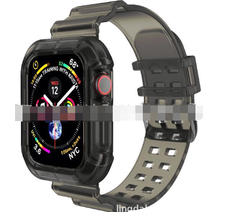 Sport Clear Band + Case for Apple Watch