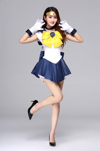 Sailor Moon Crystal Dress Outfits Costume Adults & Kids