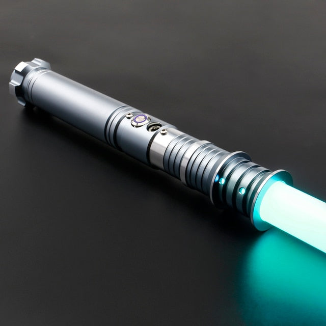 Lightsaber Neo Pixel Heavy Dueling RGB Metal Hilt Smooth Swing Blaster