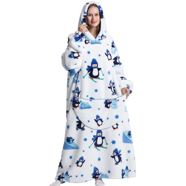 Oversized Wearable  TV Blankets