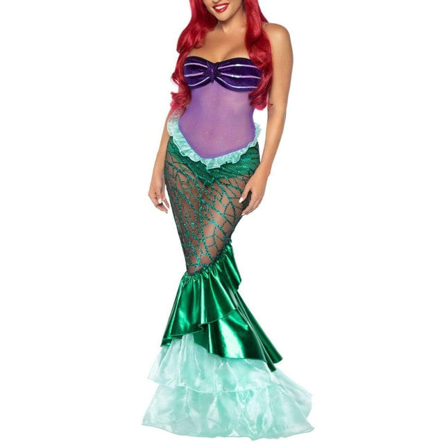 Mermaid Ariel Princess Costume Adult