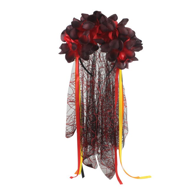 Day of the Dead Veil Headpiece