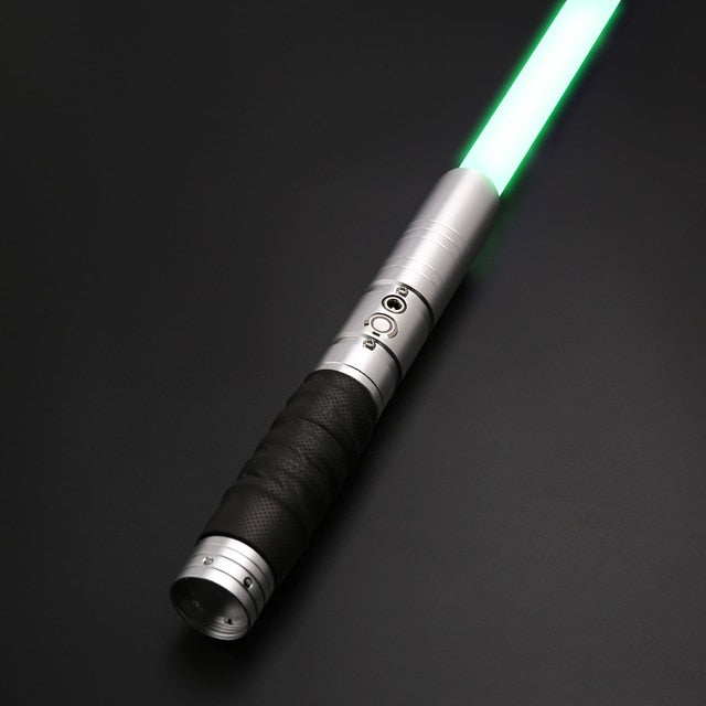 Lightsaber Neo Pixel Heavy Dueling RGB Metal Hilt Smooth Swing Blaster