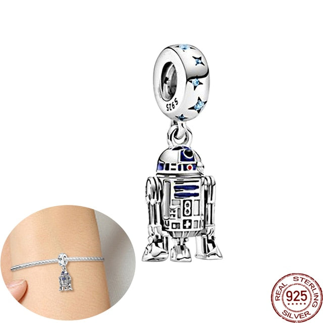 Sterling Silver Charms Star Wars Beads Original Fits Pandora Bracelet