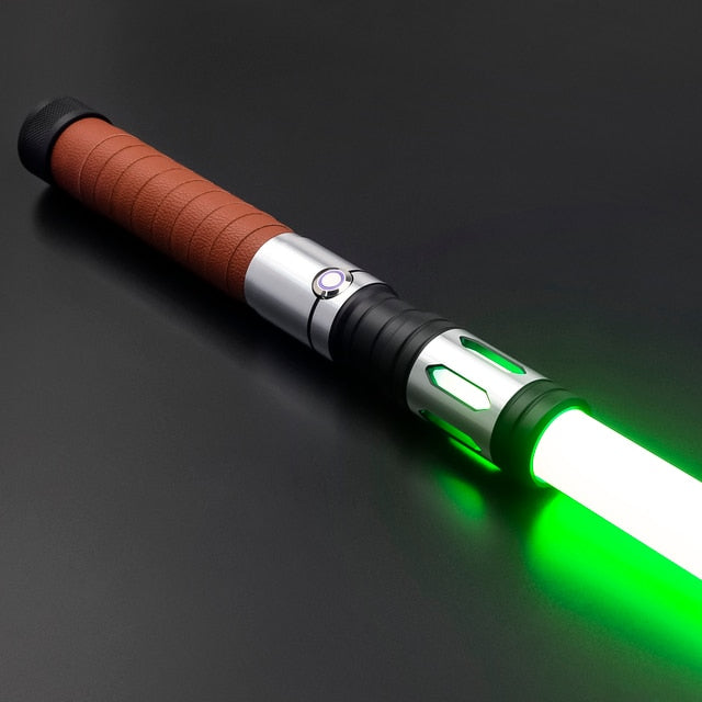 Lightsaber Neo Pixel Heavy Dueling RGB Metal Hilt Smooth Swing Blaster