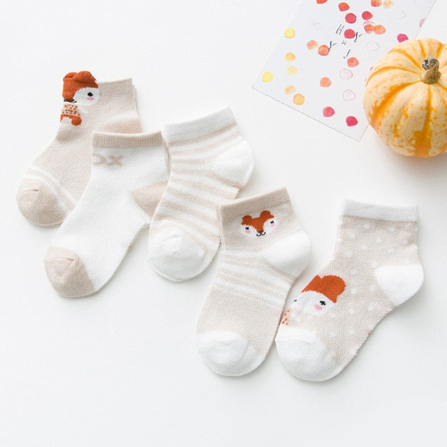 Cotton Mesh Cute Baby Socks