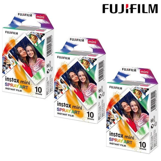 10 - 200 Sheets Fujifilm Instax Mini Film White Edge Mini 11 Mini 9 8 7s 70