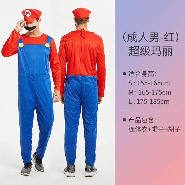 Super Plumber Brothers Costume Adult & Kids