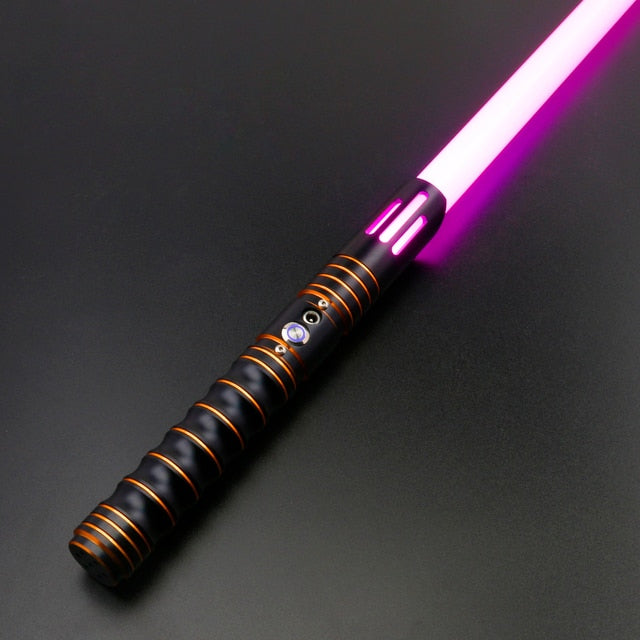 Lightsaber Neo Pixel Heavy Dueling RGB Metal Hilt Smooth Swing Blaster