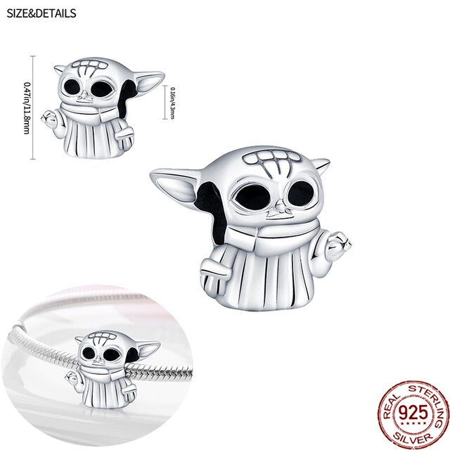 Sterling Silver Charms Star Wars Beads Original Fits Pandora Bracelet