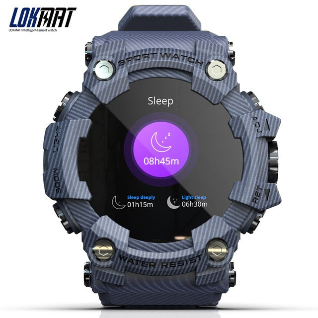 LOKMAT ATTACK Touch Screen Fitness Tracker Smart Watch Heart Rate Monitor Blood Pressure For Android