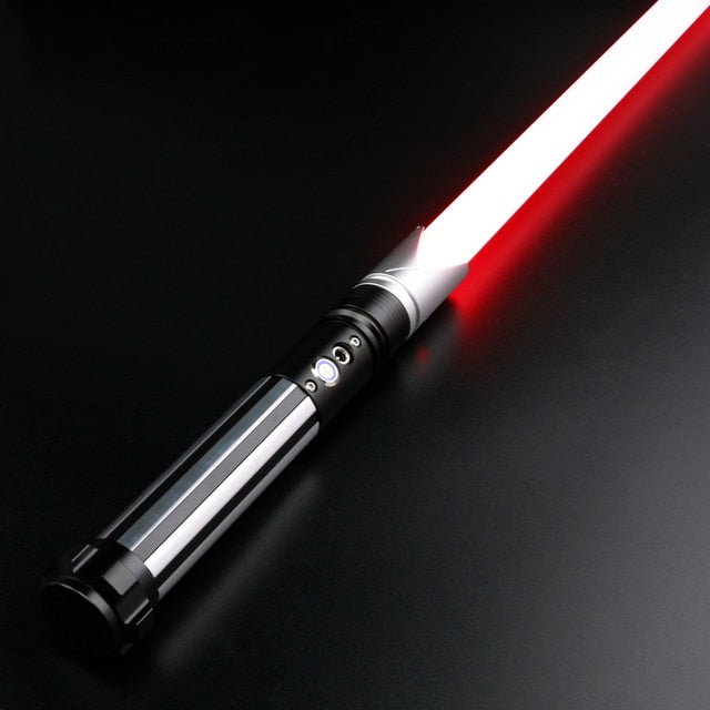 Lightsaber Neo Pixel Heavy Dueling RGB Metal Hilt Smooth Swing Blaster