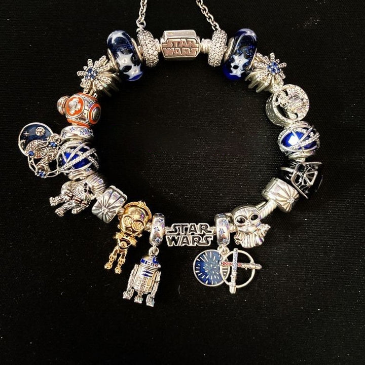 Sterling Silver Charms Star Wars Beads Original Fits Pandora Bracelet