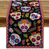 Day of The Dead Linen Table Runner