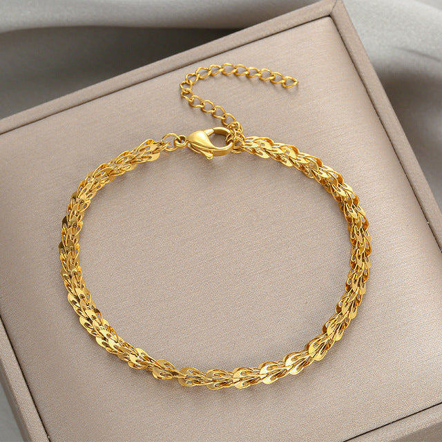 Gold Bangle Bracelet