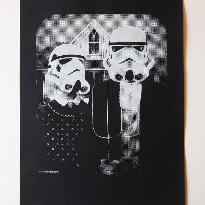 Star Wars American Gothic parody poster