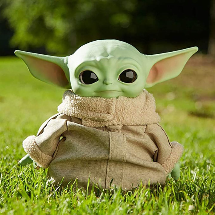 Disney 28cm Pvc Yoda Figure Grogu Plush Action Figure Toys Yoda Baby Star Wars The Mandalorian Anime Dolls Gifts Children Toys