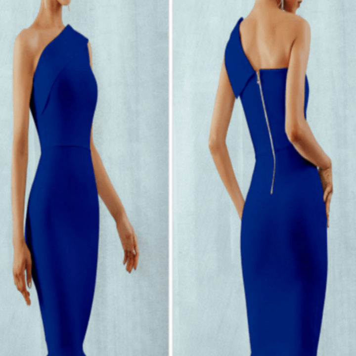 Midnight In London Off Shoulder Bodycon Dress