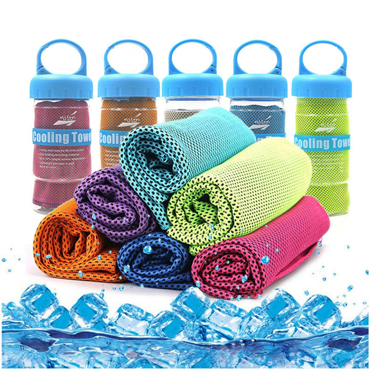 Microfiber Sport Towel Rapid Cooling Ice Face Towel Quick-Dry Beach Towels Summer Enduring Instant Chill Towels for Fitness Yoga