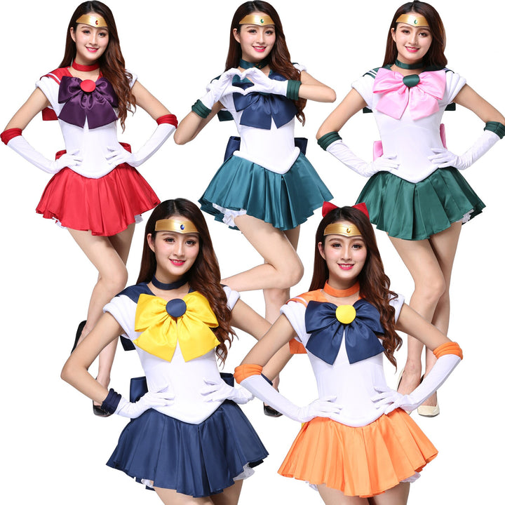 Sailor Moon Crystal Dress Outfits Costume Adults & Kids