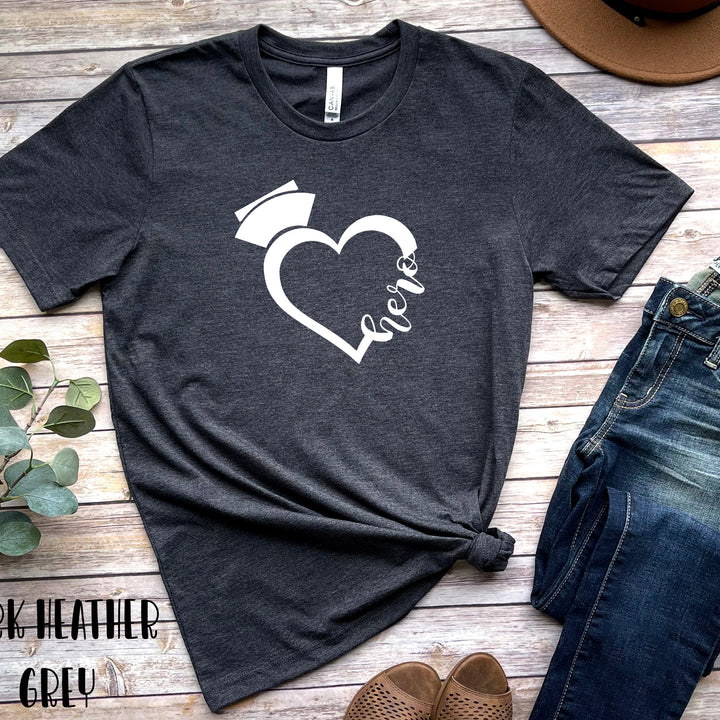 Nurse Heart Hero Shirt, Nurse Hero Shirts, Nurse Shirts