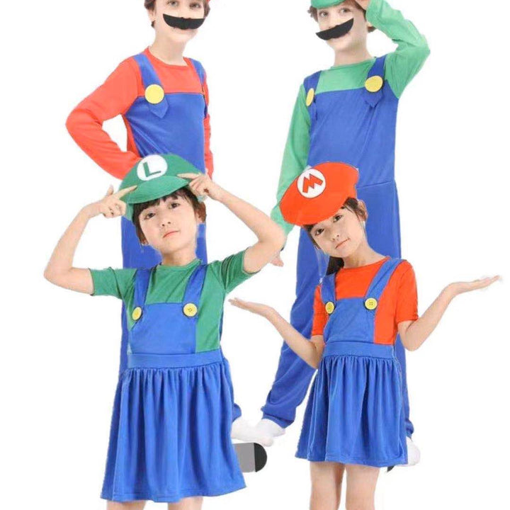 Super Plumber Brothers Costume Adult & Kids