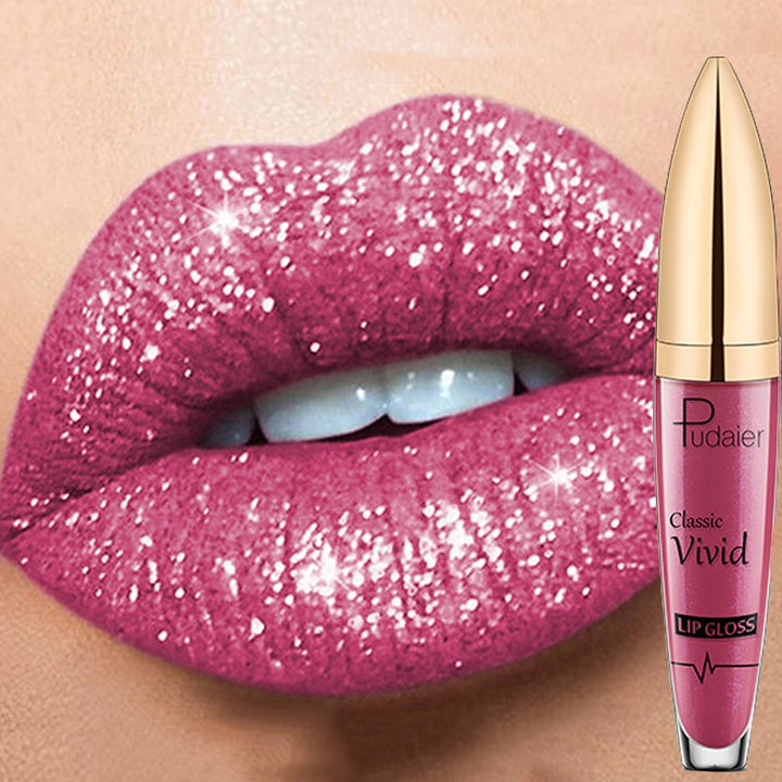 Long Lasting Matte Glitter Liquid Shiny Lip Gloss