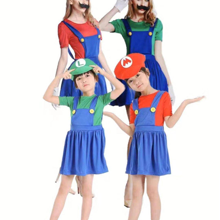 Super Plumber Brothers Costume Adult & Kids