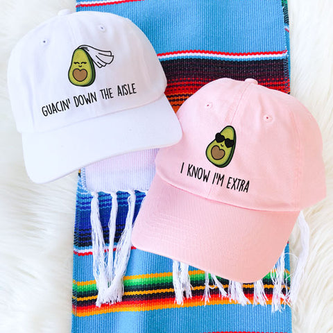 Guacin' Down the Aisle - Fiesta Avocado Hats!