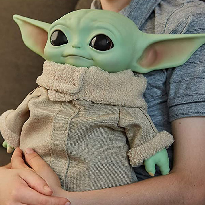 Disney 28cm Pvc Yoda Figure Grogu Plush Action Figure Toys Yoda Baby Star Wars The Mandalorian Anime Dolls Gifts Children Toys