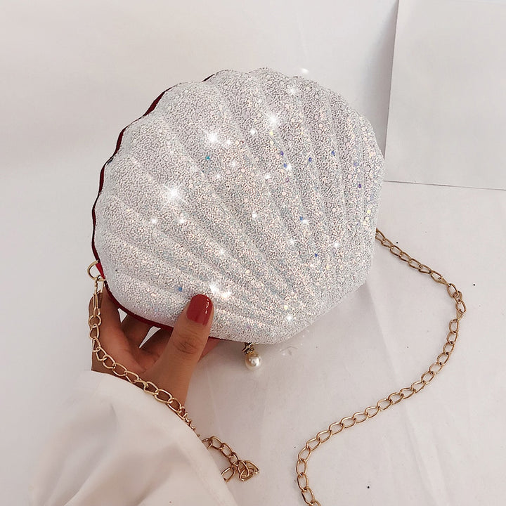 Sequined Shoulder Bag Shell